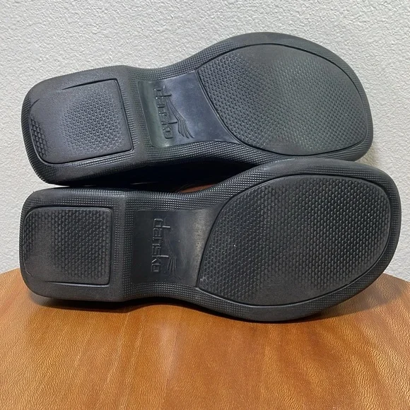 Dansko Brown Floral Mules - Picture 8 of 15